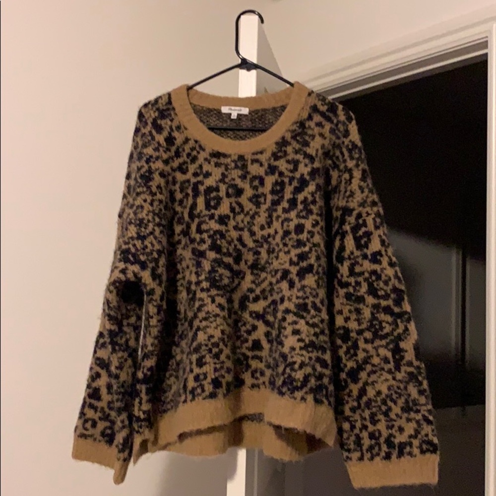 Madewell Cheetah Print Sweater ❤️